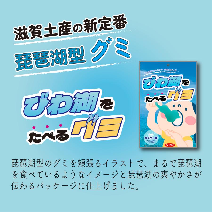 5袋までメール便対応】 グミ コラーゲン配合 琵琶湖 ブルー ゼリエース