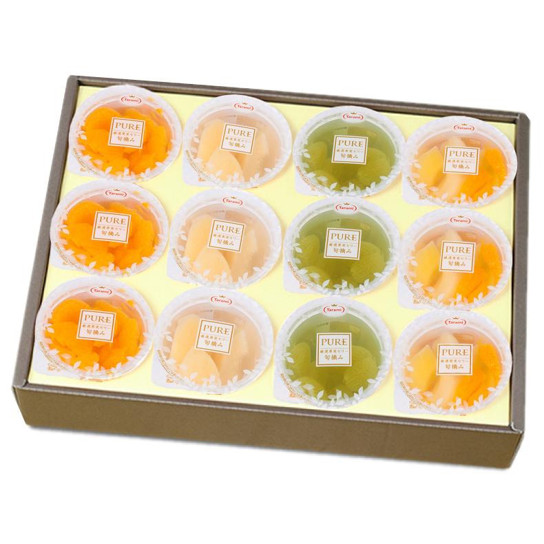 ピュア(食品) たらみ ゼリー ギフト PURE 詰め合わせ 12個セット (270g
