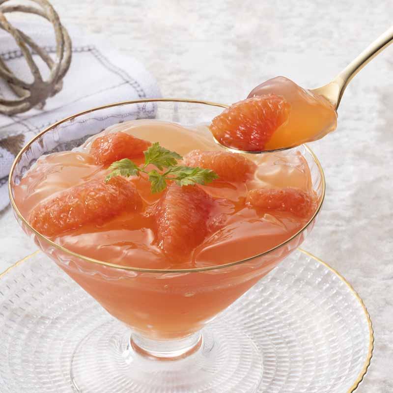 とろける味わい たらみ ゼリー ご褒美ピンクグレープフルーツ 200g 6個