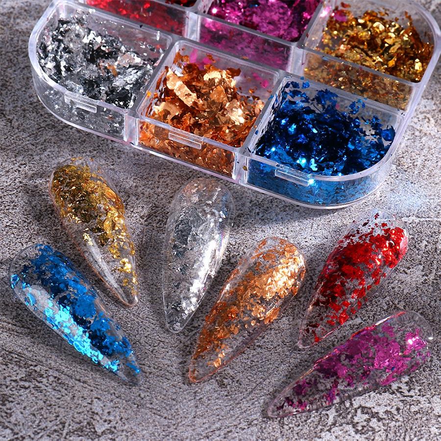 la.leia_nail　金箔 la.leia_nail 金箔 在庫限り [ LALONA ] 6カラーフレークセット(SY-147