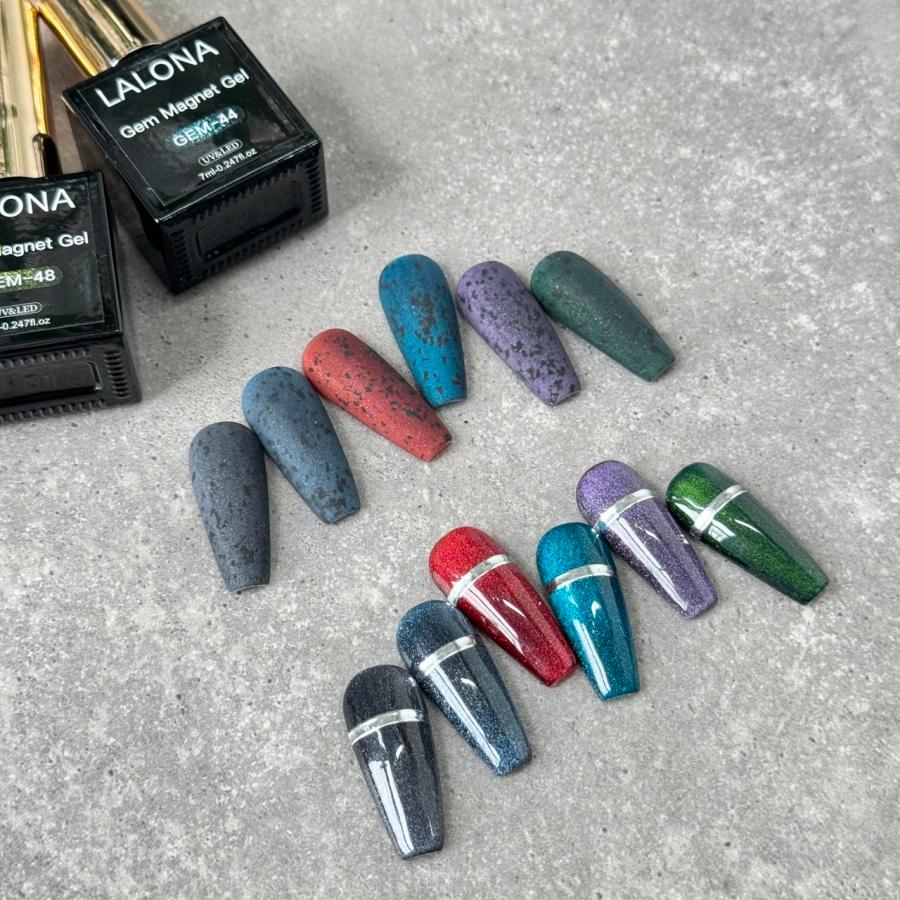 ラローナ [ LALONA ] GEMマグネットジェル ( ダークナイト ) 7ml