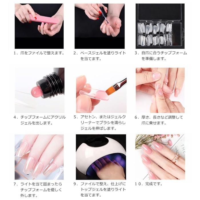 Lalona ネイルチップフォーム 12サイズ各10枚 1枚入 アクリルジェル ポリジェル ハードジェル Lalona 1008 アイラッシュとネイルjellybeans 通販 Yahoo ショッピング