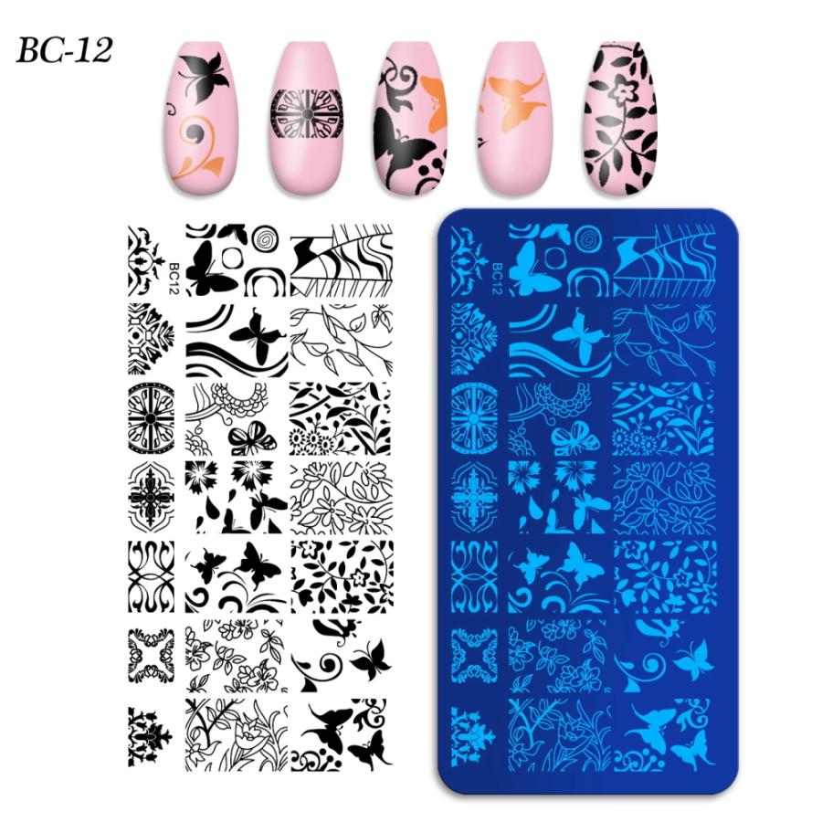 ラローナ[LALONA]ネイルスタンププレートBC11〜20( 10種から )ジェル