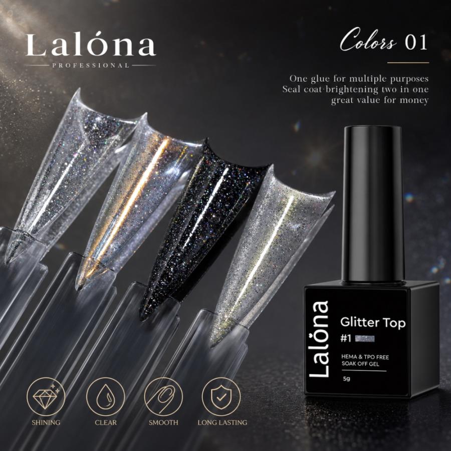 ラローナ [ LALONA ]グリッタートップジェル( 4Color )( 5g ) HEMAフリー/ジェルネイル/ノンワイプ/ラメ入り/拭き取り不要/韓国ネイル | ブランド登録なし | 05