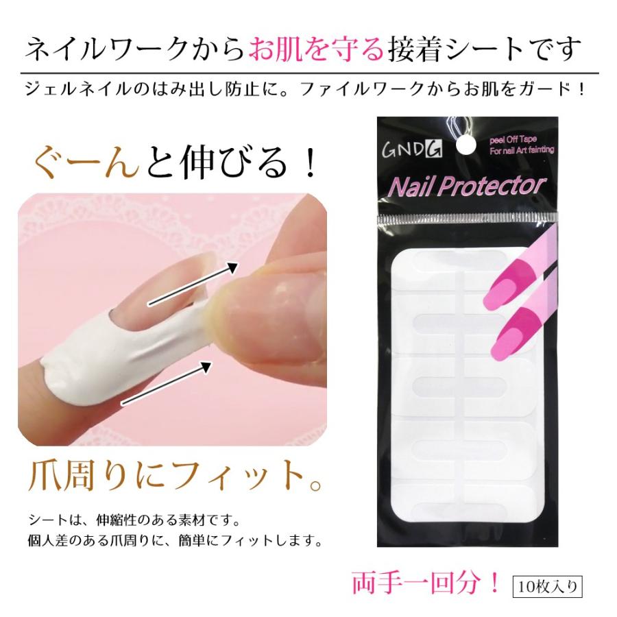 ネイルプロテクター 10指分 ネイルアートのはみ出し Only 0013 アイラッシュとネイルjellybeans 通販 Yahoo ショッピング