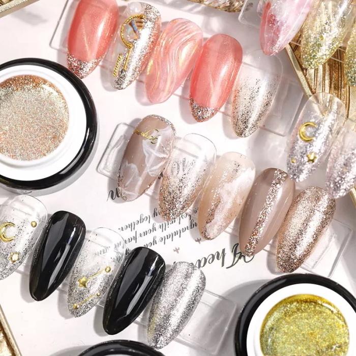 Lalona スーパープラチナジェル 5ml 全12色 カラージェル ラメジェル Platinumgel 001 アイラッシュと ネイルjellybeans 通販 Yahoo ショッピング