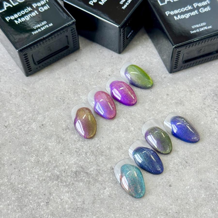 ラローナ [ LALONA ] ピーコックパールマグネットジェル ( 8色セット