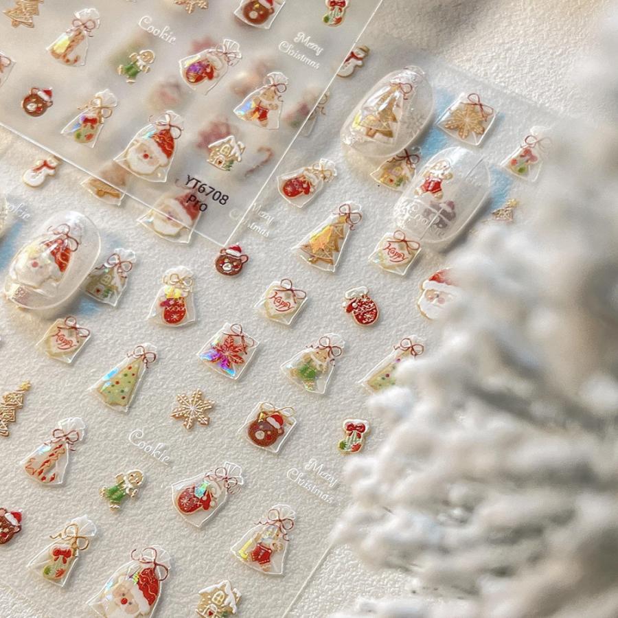 ラローナ［ LALONA ］3Dクリスマスネイルシール ( YT6708 ) ジェル