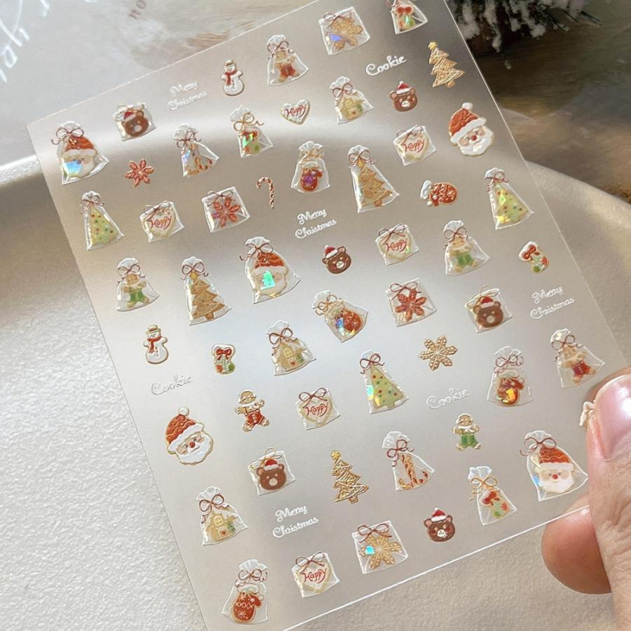 ラローナ［ LALONA ］3Dクリスマスネイルシール ( YT6708 ) ジェル