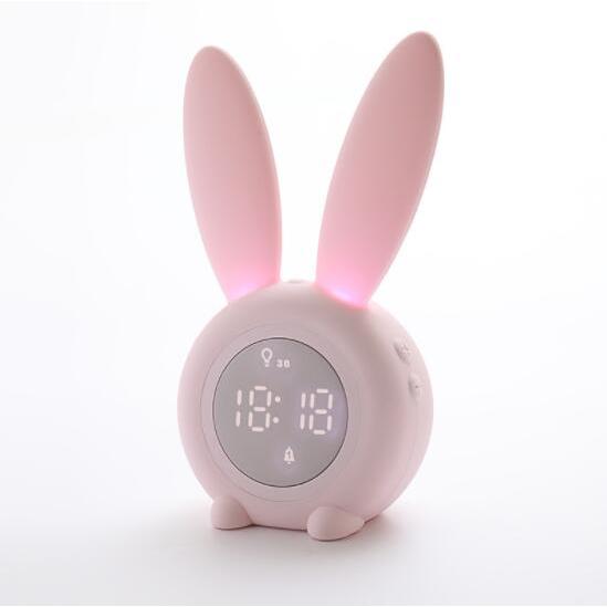 かわいい ウサギ 目覚まし時計 シリコンナイトライト 女性 子供 ナイトライト 睡眠のタイミング 6つの着信音 温度表示 タッチコントロール Da Jellykeystyle 通販 Yahoo ショッピング