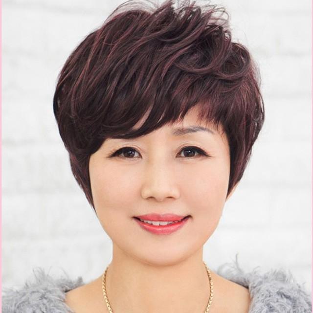 レディースウィッグ 母のウィッグ ショート 女性用かつら 中高年 おしゃれ パーマ ふんわり 上品さ 耐熱性高品質ファイバー Wz Jellykeystyle 通販 Yahoo ショッピング