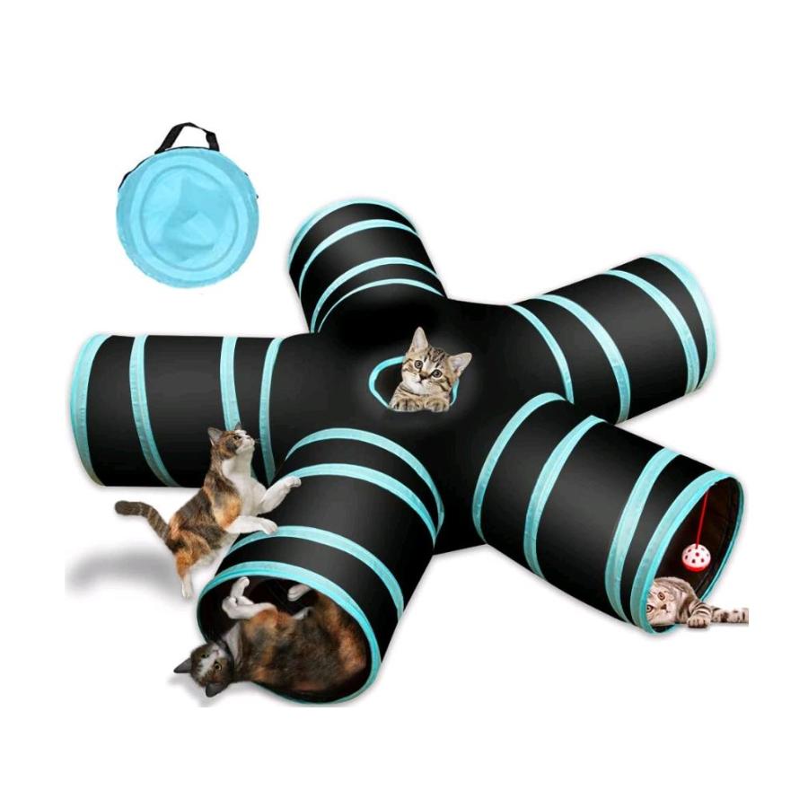 猫 トンネル 5通 折りたたみ式 小動物トンネル ペットおもちゃ ウサギ 猫 小型犬も楽しめ 鳴るボールに付き 直径25cm Zl 0167 Jellykeystyle 通販 Yahoo ショッピング