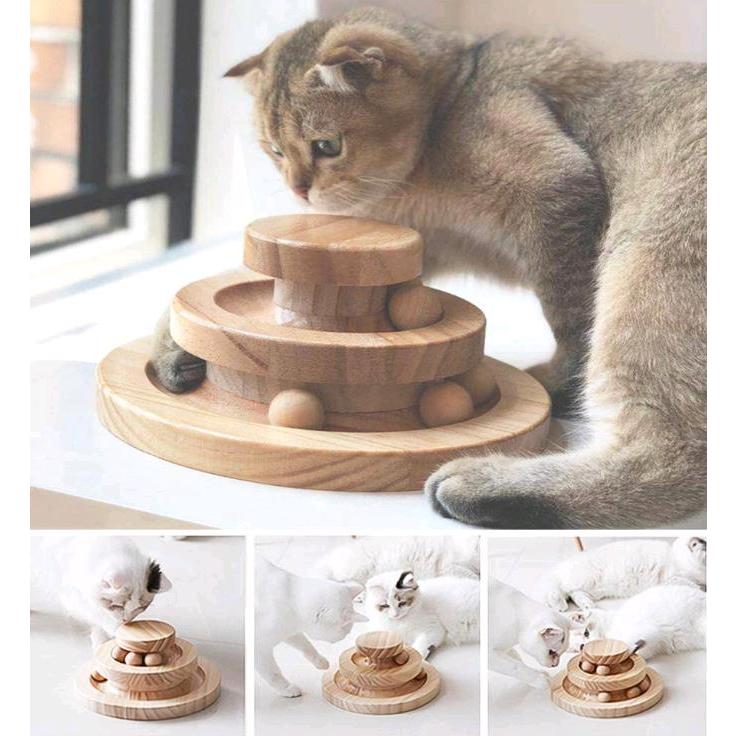 猫 おもちゃ ぐるぐるタワー ボール 回転 玉遊び 大興奮 実木 天然木 Zl 0171 Jellykeystyle 通販 Yahoo ショッピング