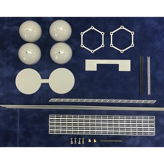 新発売）ジオラマ工場模型キットH （Nスケール 球形タンク2個セット