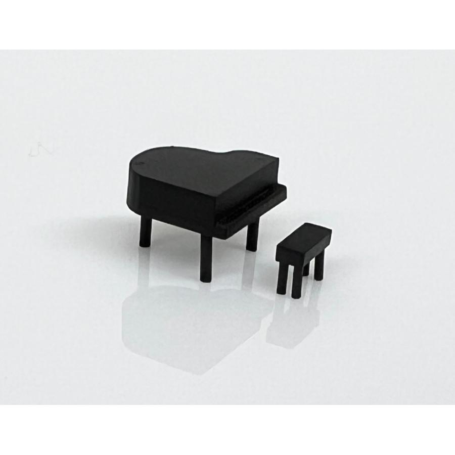 ピアノセット(1/100スケール) HLP-100 プラストラクト 模型材料 建築