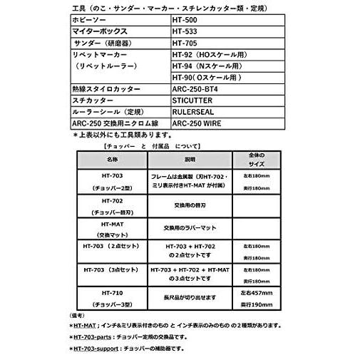 チョッパー2点セット】；プラストラクト HT-703（チョッパー2型)・HT