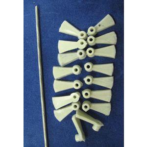 STAS-100 【1/100 HO】らせん階段（1/100） プラストラクト 模型材料