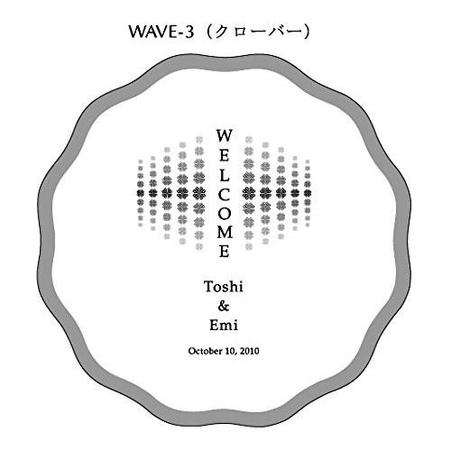 WAVE型ミラー（卓上イーゼル付） ウェルカムボード |  | 04