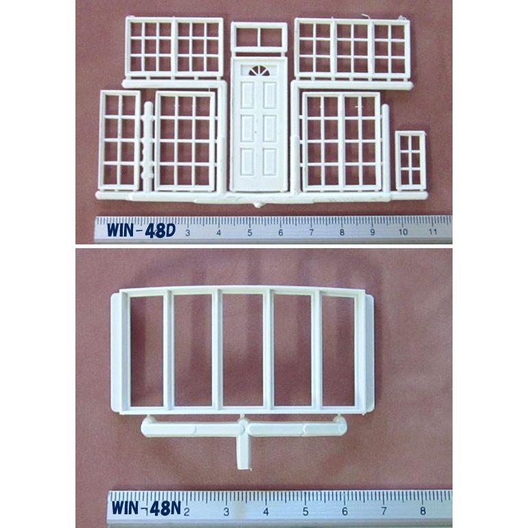 窓枠類 ( 1/48 ) 5種類 プラストラクト 模型材料 建築模型 窓枠類 ( 1/48 ) 5種類 プラストラクト 模型材料 建築模型