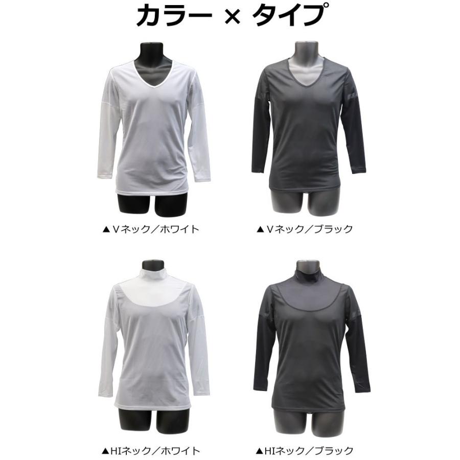 CASTELBAJAC メンズ 長袖Vネック メッシュアンダーシャツ（M） CASTELBAJAC メンズ 長袖Vネック メッシュアンダーシャツ（M