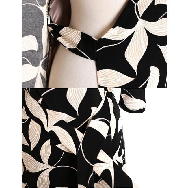 ドレスワンピース レディース 30代 40代 50代 ファッション 女性 きれいめ 上品 花柄 カシュクールワンピース ラップ セクシー 春秋物 Es 22 Jennie Alice 通販 Yahoo ショッピング