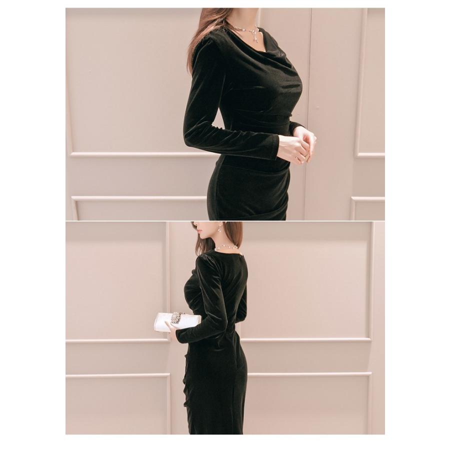 ワンピース ワンピ レディース 卒業式 服 母 上品 無地 ベルベット 長袖 膝丈 きれいめ 40代 50代 ファッション 18 春秋冬 新作 Es 4641 Jennie Alice 通販 Yahoo ショッピング