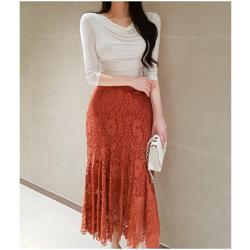 トップス レディース 上品 Tシャツ シャーリング 無地 30代 40代 ファッション セクシー 高級感 春秋 新作 黒 ベージュ 紺 青 Es 5360 Jennie Alice 通販 Yahoo ショッピング