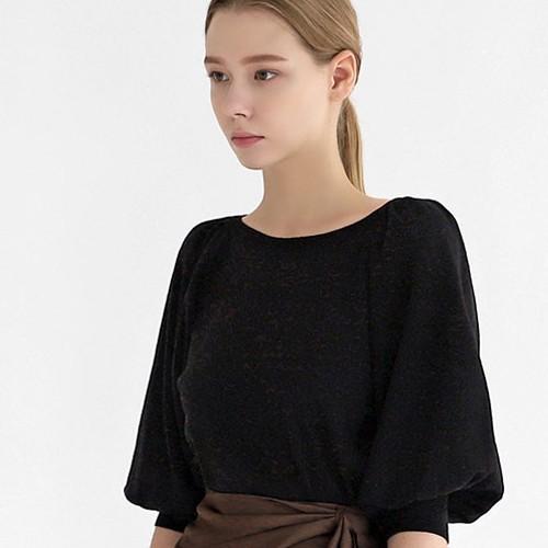 ニット レディース 上品 トップス 無地 ゆったり 体形カバー きれいめ 30代 40代 ファッション セクシー 高級感 春秋  新作 黒 白