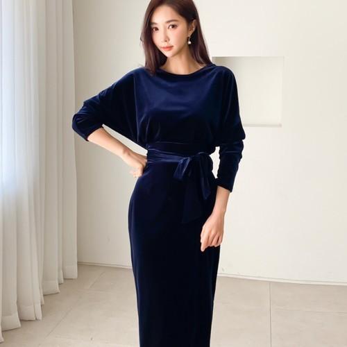 ドレスワンピース レディース 上品 タイトワンピース 膝丈 無地 きれいめ 30代 40代 ファッション セクシー 高級感 春秋物 新作 黒 紺 青 Es 5587 Jennie Alice 通販 Yahoo ショッピング