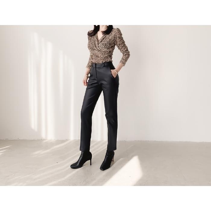 美品♡レオナール ハウンドトゥース ブラウス ベージュ 日本製 希少 M ビックカラー ブラウス(トップス)｜TO BE CHIC(トゥー ビー