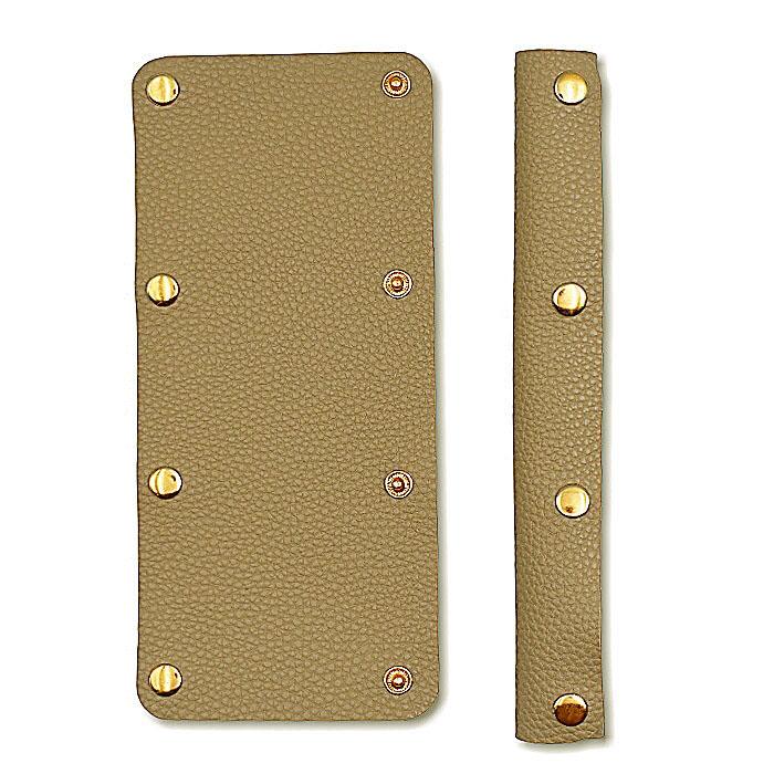 ハンドルカバー 2枚 ロングタイプ 20cm バッグ S~L 持ち手カバー 革