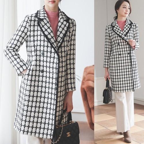 ジャケット レディース 40代 50代 フォーマル ファッション 女性 上品 黒 ロング丈 ロングジャケット 柄 ウール混 Od Otk019 Jennie Alice 通販 Yahoo ショッピング