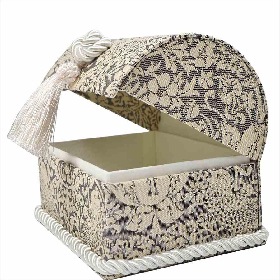 ジェニファーテイラートランクボックス いちご泥棒 グレー Strawberry