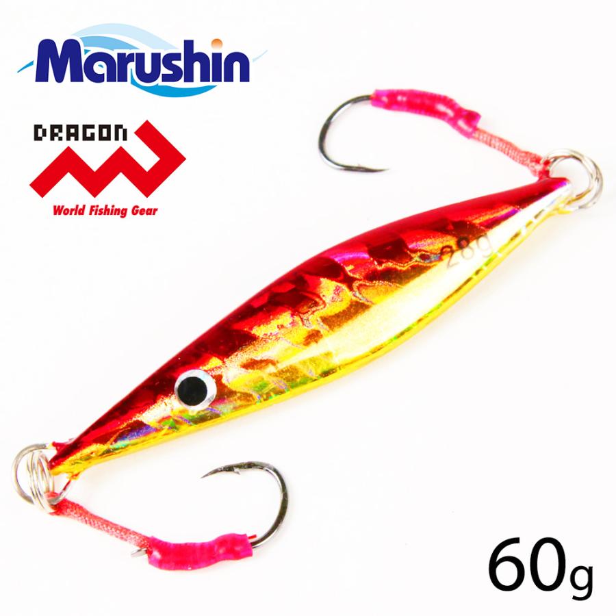 DRAGON（釣り） マルシン メタルジグ スロイダーCT レッド