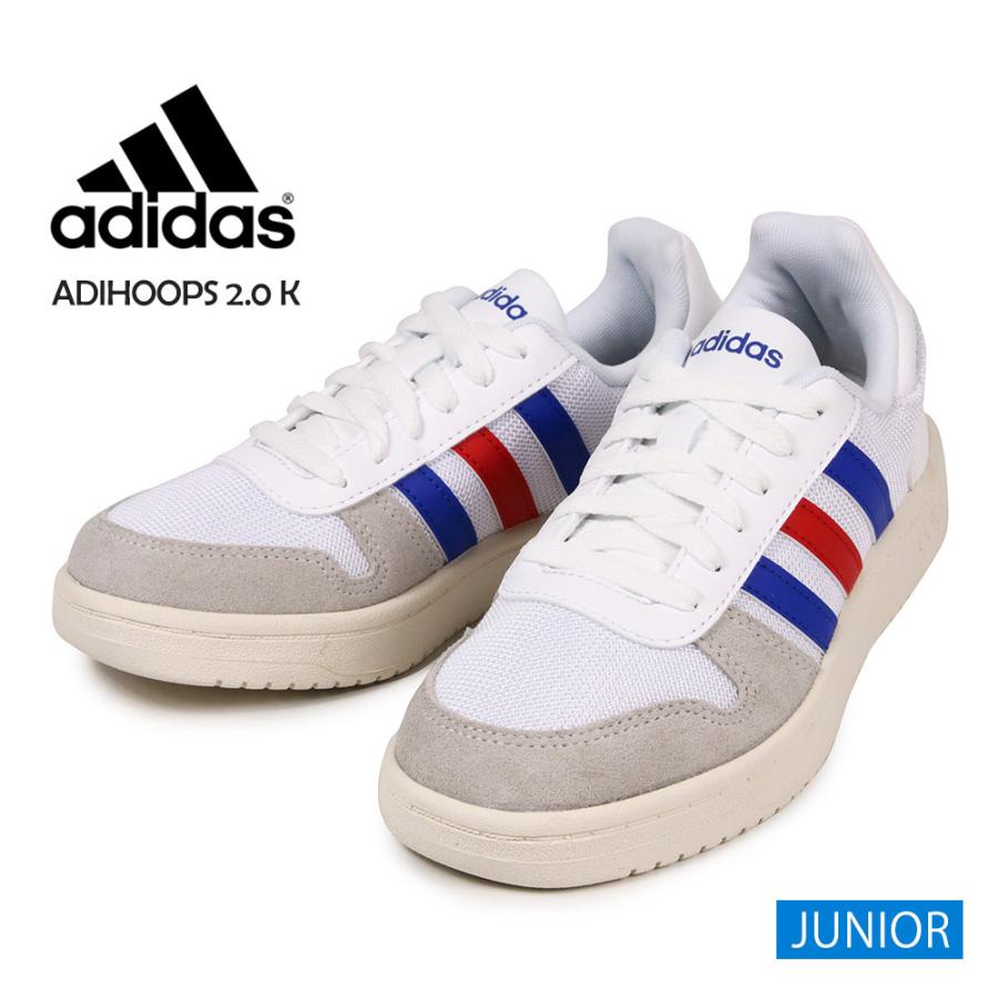 アディダス スニーカー ジュニア 白 キッズ 男の子 女の子 ローカット シューズ 通学 ホワイト アディフープス おしゃれ 大きいサイズ Adidas Adihoops 2 0k Ad Adihoopsk Jerico Yahoo 店 通販 Yahoo ショッピング