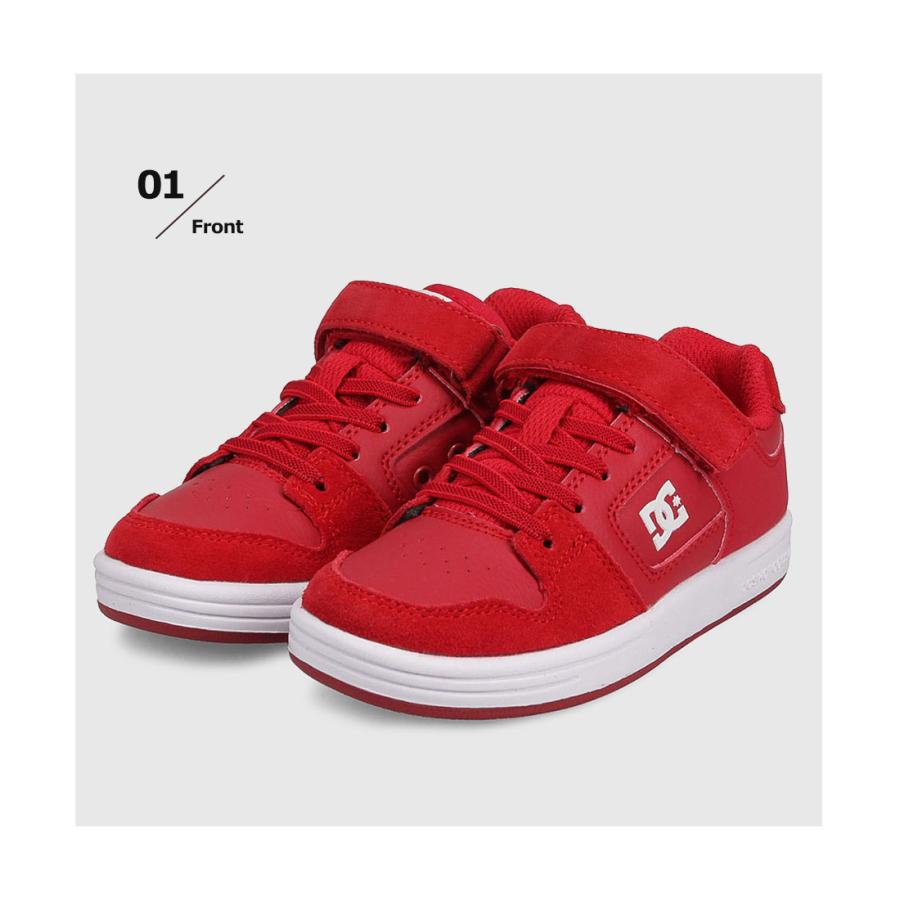 dc スニーカー キッズ ディーシーシューズ マンテカ 4 ジュニア ローカット 黒 レッド KS MANTECA 4 V SN dk224001 | DC SHOES | 07