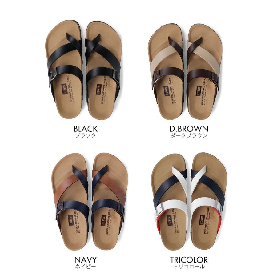 EDWIN エドウィン トングサンダル メンズ おしゃれ サンダル