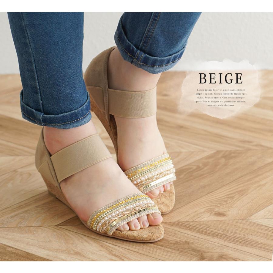 SAYA サヤ　 Tストラップ　レザー　パンプス　ウェッジソール　黒　24 cm サンダル レディース おしゃれ ウェッジソール オープントゥ