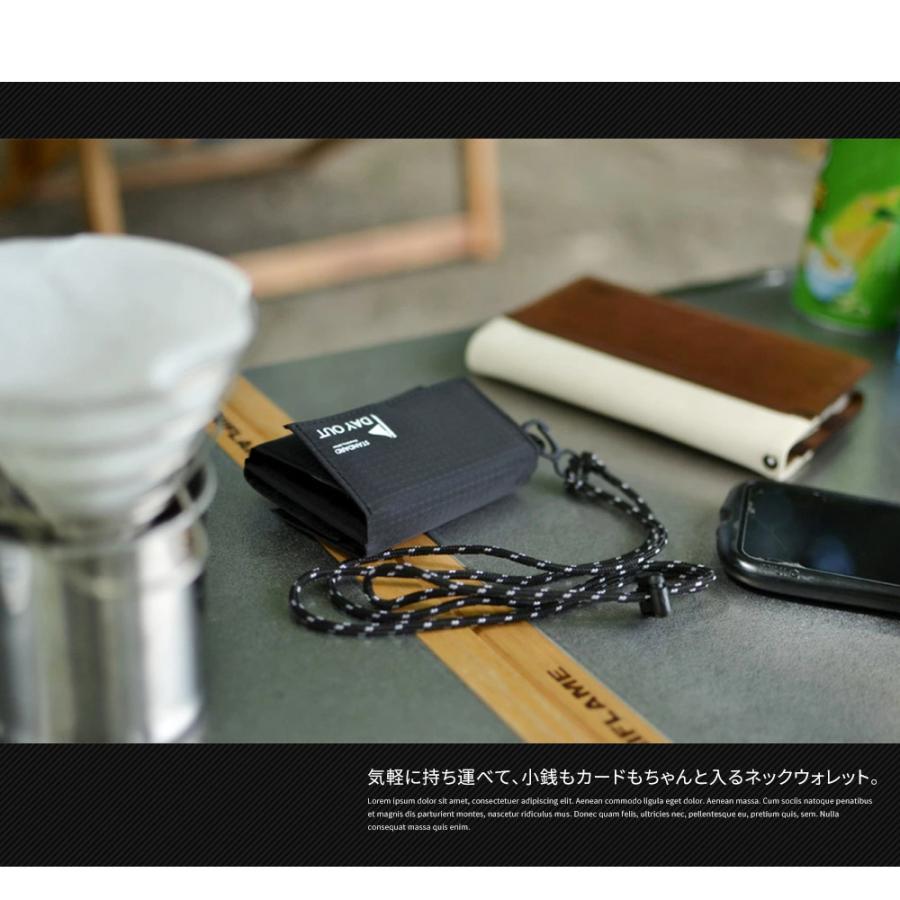 財布 メンズ コインケース 小銭入れ ネックウォレット 首掛け 斜めがけ フェス 旅行 おしゃれ シンプル ナイロン ネックストラップ付き 海 キャンプ 021 | ブランド登録なし | 04