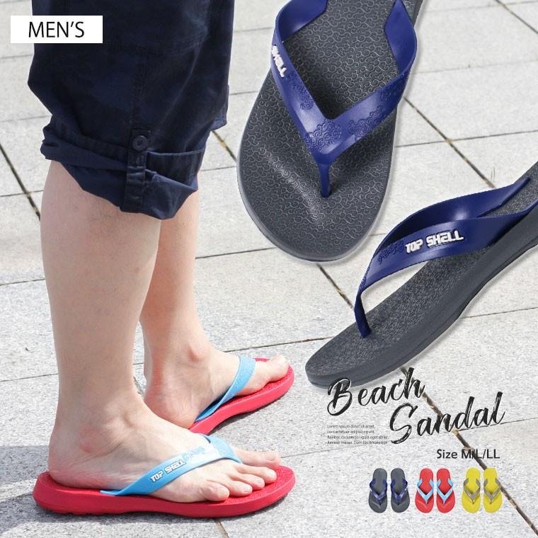 ビーチサンダル メンズ おしゃれ 痛くない トングサンダル ビーサン 夏 プール ビーチ 海水浴 シャワーサンダル レッド 赤 黄色 イエロー グレー 350 Han K Ts 350 Jerico Yahoo 店 通販 Yahoo ショッピング