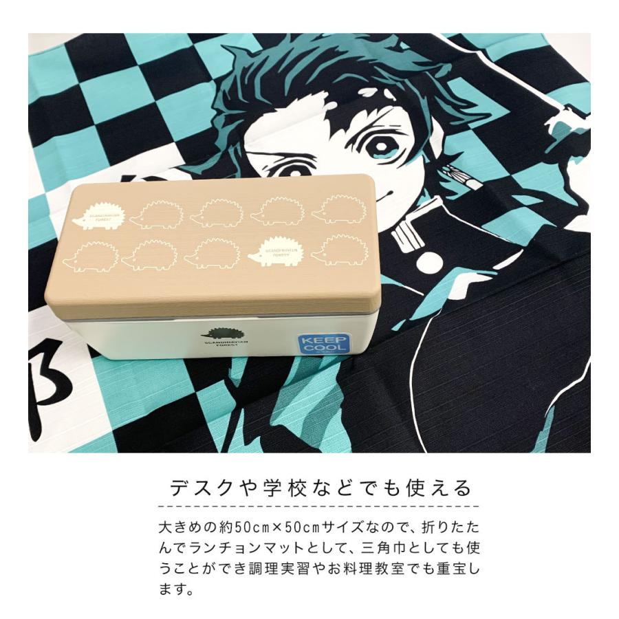鬼滅の刃 風呂敷 ランチクロス ナフキン 日本製 子供 お弁当包み 綿 三角巾 ハンカチ キャラクター アニメ マスク バンダナ こども 炭治郎 禰豆子 善逸 伊之助 Kimetsu Furoshiki Jerico Yahoo 店 通販 Yahoo ショッピング