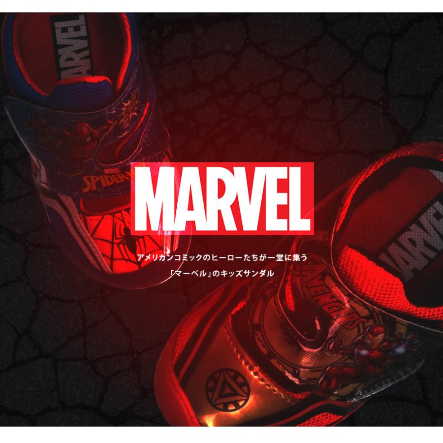 サンダル キッズ 男の子 つま先ガード 子供靴 脱げにくい 面ファスナー キャラクター Marvel スパイダーマン アイアンマン 青 ブルー 赤 レッド Mvl008 Mvl 008 Jerico Yahoo 店 通販 Yahoo ショッピング