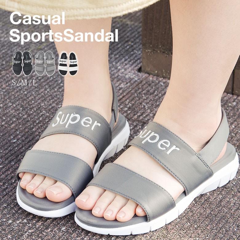 スポーツサンダル レディース おしゃれ フラットソール ゴムストラップ おしゃれ ビーチサンダル 歩きやすい 走れる 海 プール 夏 リゾート 旅行 Tk Tk Jerico Yahoo 店 通販 Yahoo ショッピング