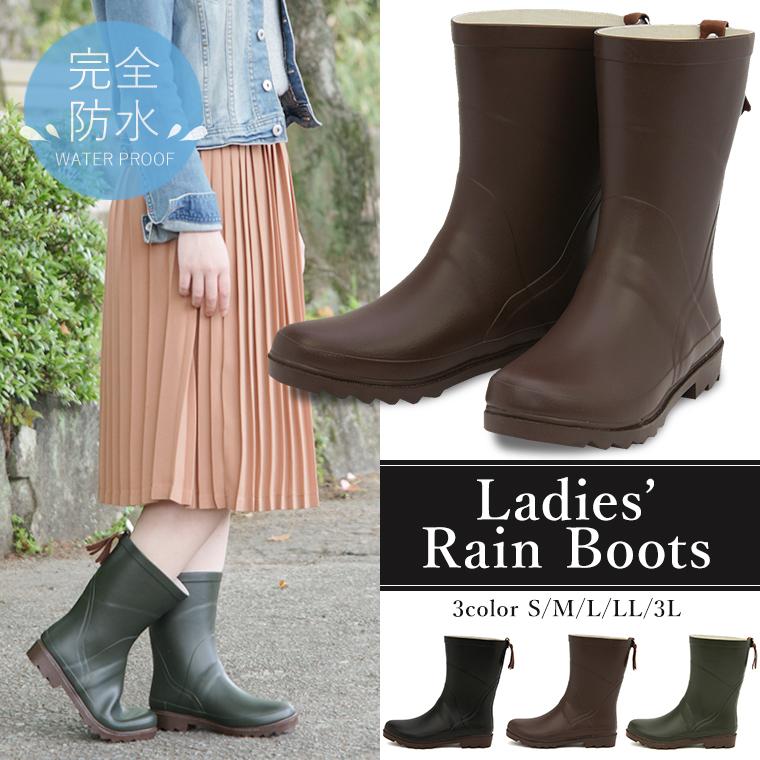 レインブーツ レディース 長靴 日本製 おしゃれ かわいい 黒 レースアップ ロング ブーツ スノーブーツ 防水 雪 靴 雨 梅雨対策 農作業 ガーデニング 460 Tohog Ls 460 Jerico Yahoo 店 通販 Yahoo ショッピング