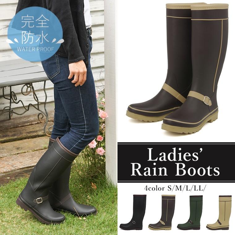 レインブーツ レディース ジョッキーブーツ ヒール おしゃれ 長靴 かわいい やわらかい ラバーブーツ スノーブーツ 防水 雨晴兼用 ロング丈 5400 Tohog Ls 5400 Jerico Yahoo 店 通販 Yahoo ショッピング