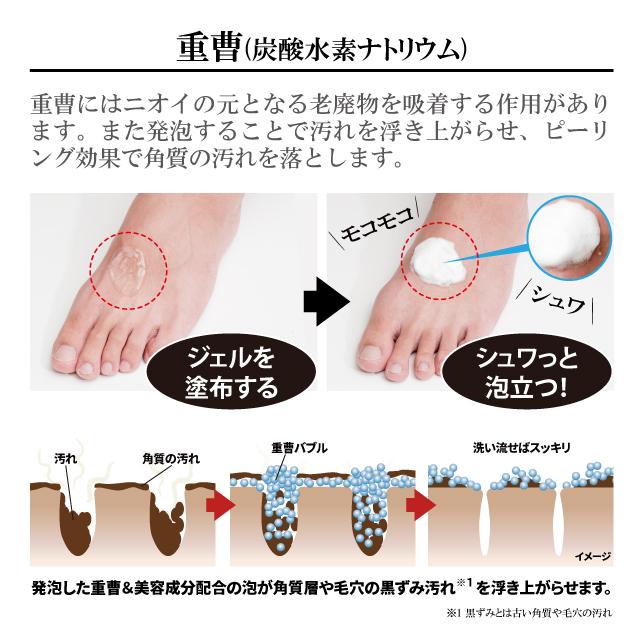 メンズ 足用 デオドラント 泡パック BRO. FOR MEN　Foot Bubble Pack 　　ボディケア 泡 パック 男性用 黒ずみ ニオイ 化粧品 シェモア |  | 03