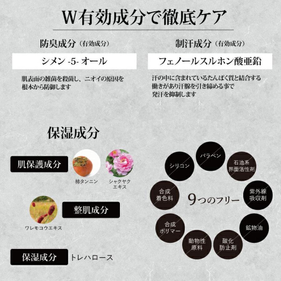 メンズ デリケートゾーン用 薬用ミスト　BRO. FOR MEN　Deo Water　男性用 デオドラントミスト 医薬部外品 防臭 制汗 シェモア |  | 05