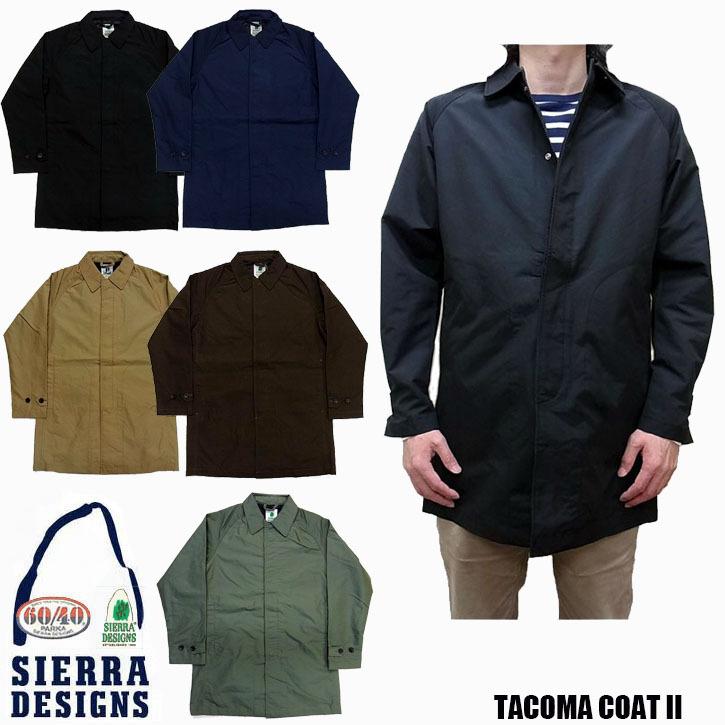 シェラデザイン SIERRA DESIGNS TACOMA COAT II ステンカラーコート 8101｜jerrys