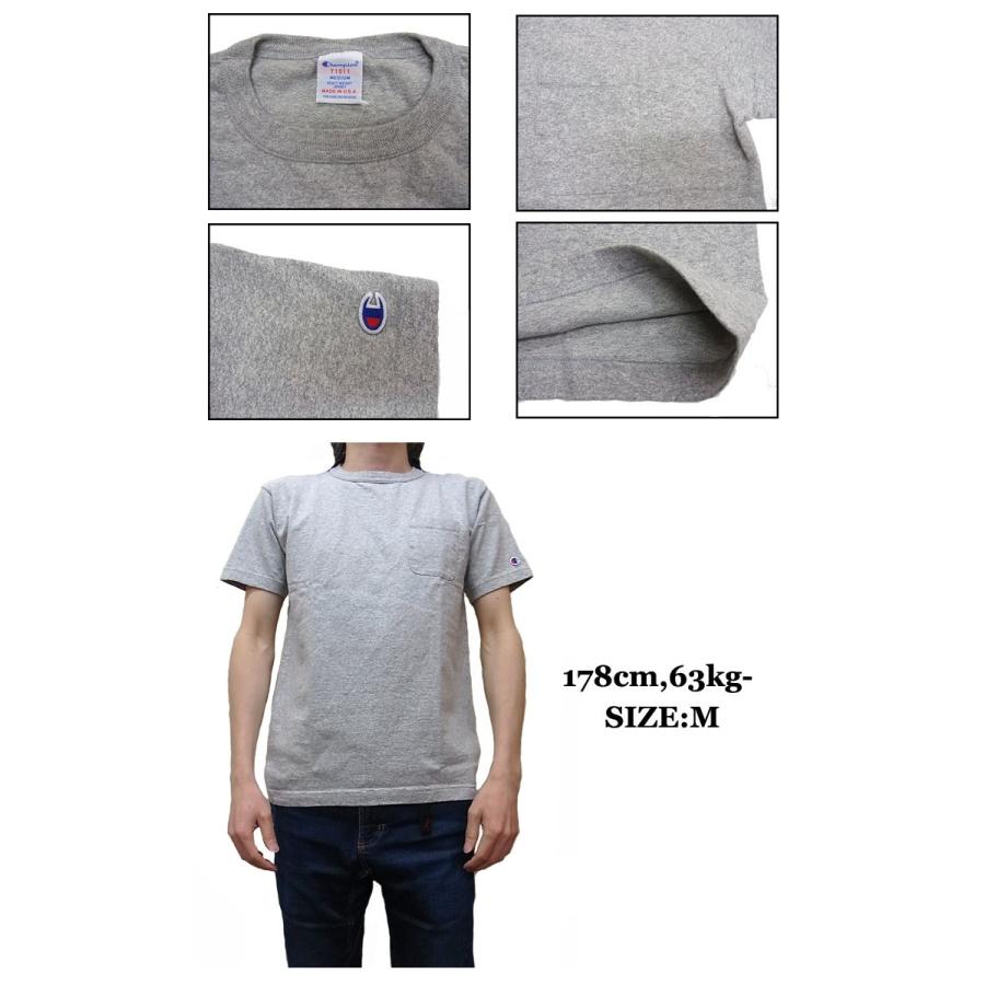 Champion チャンピオン USA製　T-1011　ポケットＴシャツ C5-B303｜jerrys｜03