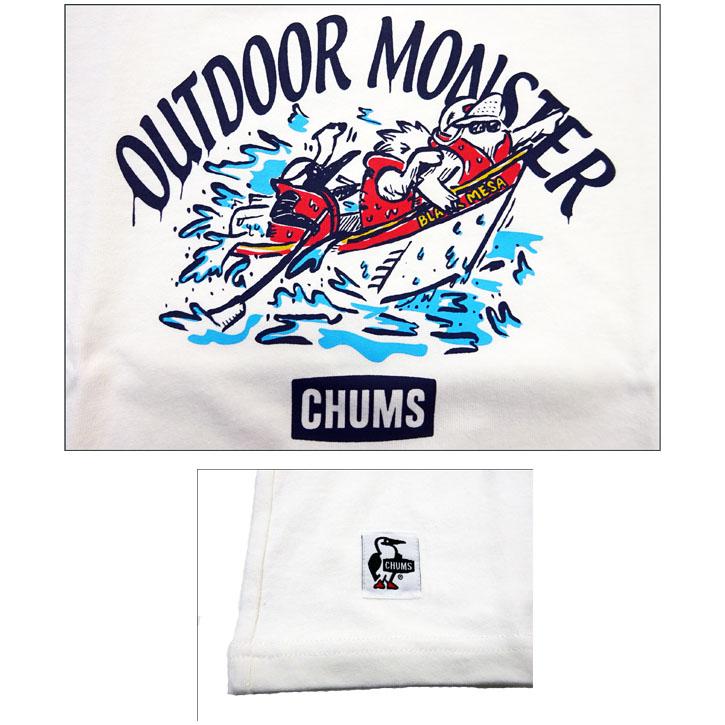 CHUMS（チャムス） 東北別注 CHUMS×OM RIVER GUIDE 半袖 Tシャツ CH01